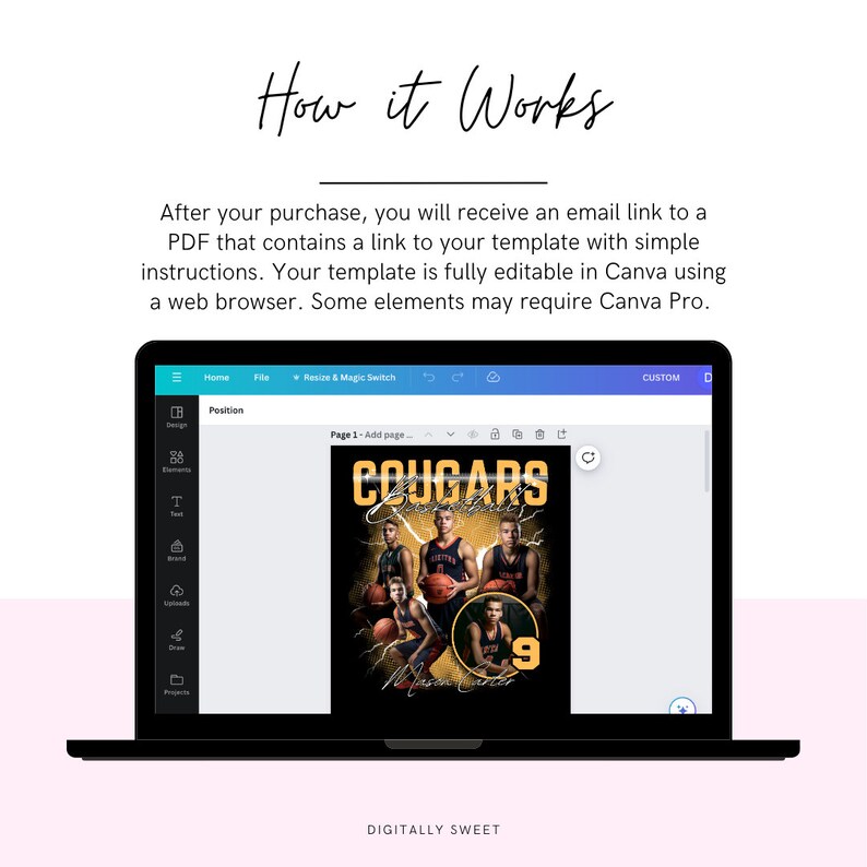 Bootleg Rap Graduation Canva Template Design Black Red Design Custom