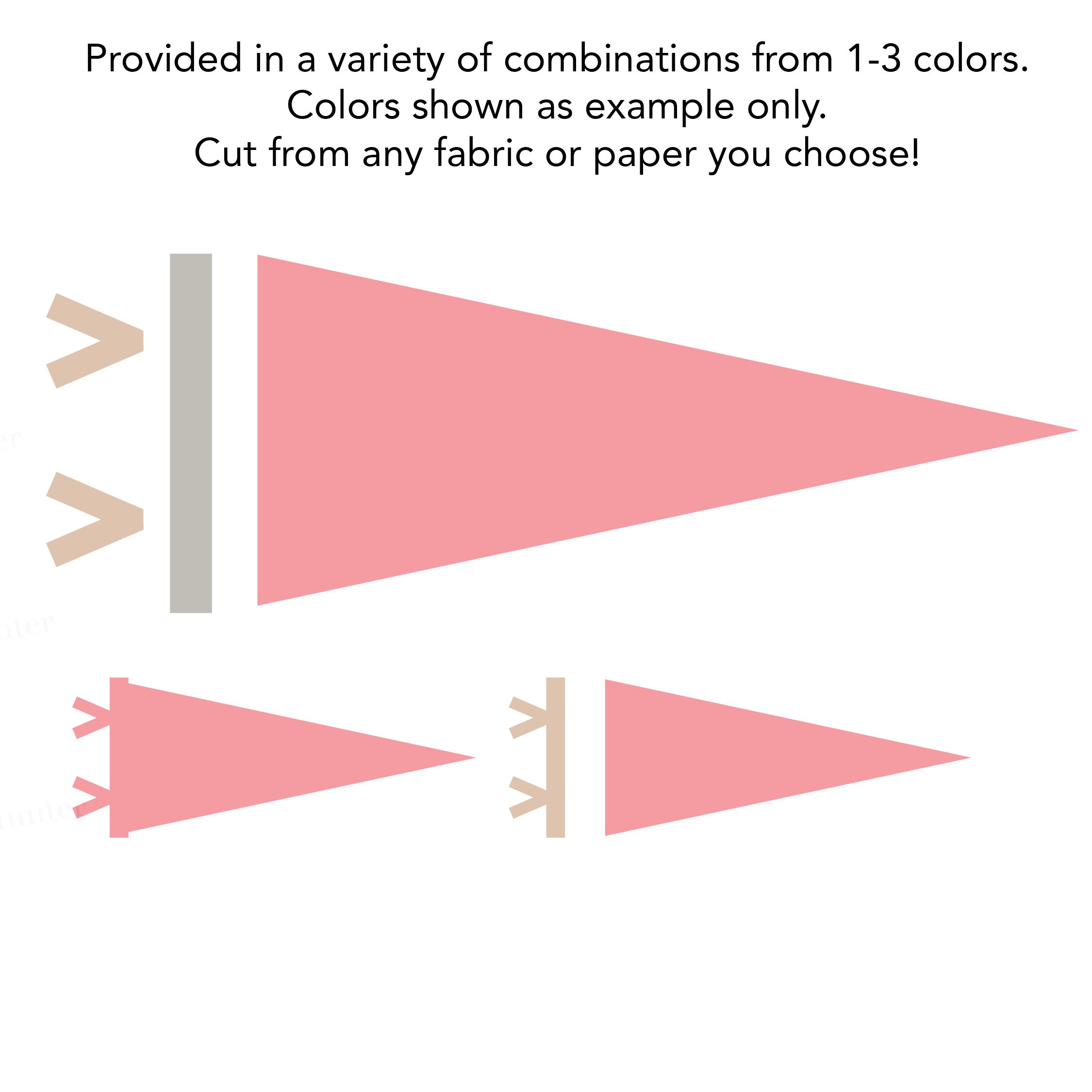 Pennant Flag SVG Cut File Vector PDF PNG Sports Nursery Etsy Australia