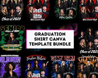 Koszulka z nadrukiem rapowym na ukończenie szkoły w 2025 r. Pomysł na prezent dla absolwenta Edytowalny szablon koszulki rapowej Canva Dostosowywalny projekt dla absolwentów z 2024 r.