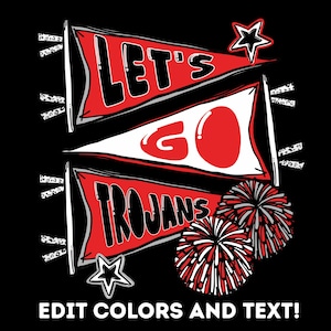 Pennant Canva Pro Frame for Basketball Team Banner Mascot Template Sports Flag Design Class of 2026