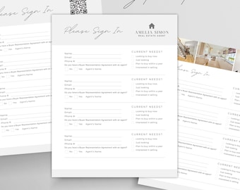 Hoja de registro personalizable para jornada de puertas abiertas de agentes inmobiliarios. Plantilla de bienes raíces editable. FSBO. Mostrando. Iniciar sesión. Hoja de registro lista para imprimir.