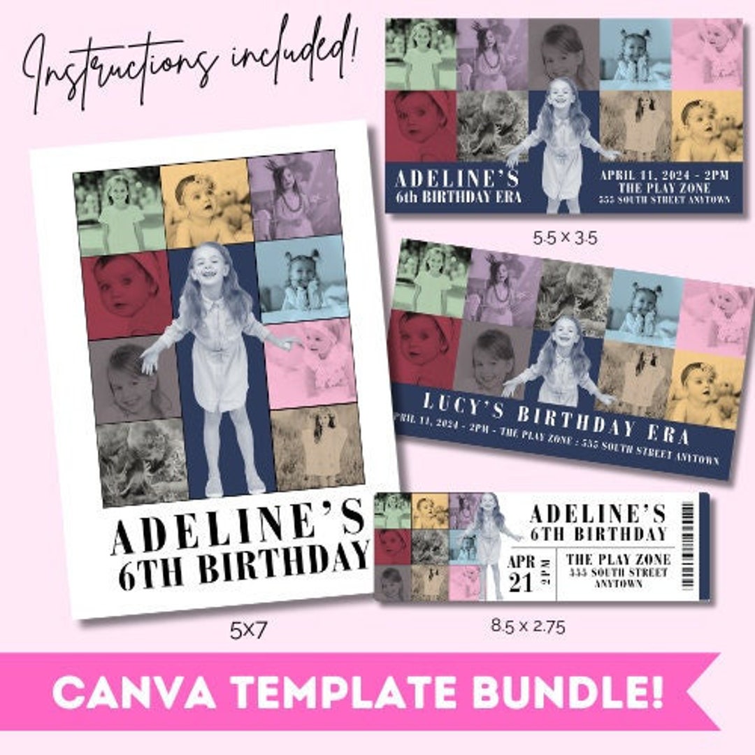 Eras Template Bundle Canva Editable Concert Poster Grid Eras Themed Eras Template Bundle Canva Editable Concert Poster Grid Eras Themed