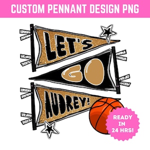 Custom PNG Pennant for School Spirit & Team Banner Printable Sports Flag Design Class of 2026