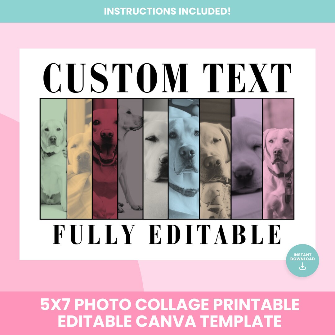 Eras Template Editable 5x7 Invitation Photo Grid Eras Themed Birthday Eras Template Editable 5x7 Invitation Photo Grid Eras Themed Birthday
