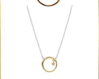 Celestial Shooting Necklace S925 Ale,925 Sterling Silver Necklaces,Fits European Bracelets and Necklaces