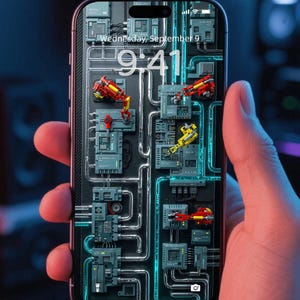 May include: A set of three ceramic nesting bowls in shades of blue, green, and white. The bowls feature a speckled glaze and a simple, modern design. The largest bowl is approximately 6 inches in diameter.