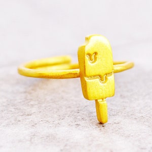 Ice Cream Ring,Summer Ring,Food Jewelry,Summer Jewelry, Fun Rings,Cute Rings,Gift for Women,Birthday Gift,Everyday Ring,Best Friend Gift