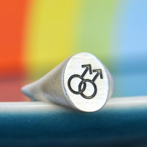 Gay Ring,Gay Pride,Gay Gift,Queer Ring,Gay Couple Gifts,Ring for him,Gay Boyfriend,Gay Jewelry,Queer Jewelry,LGBT pride,LGBT Jewelry,Christm