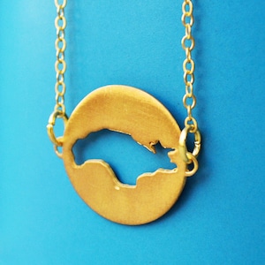 Samos Anhänger, Samos Anhänger, Insel Samos, Umriss der griechischen Insel, Samos Karte, Samos Liebhaber, Handgemachtes Griechenland, Samos Geschenk, Pythagorion Souvenir