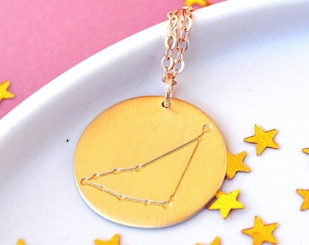 Capricorn Necklace, Capricorn Constellation, Capricorn Gifts, Capricorn Jewelry, Capricorn  Pendant, Capricorn Charm,Zodiac Jewelry