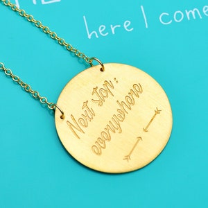 Next stop everywhere, Compass Rose,Compass Charm,Compass Pendant,Compass Necklace,Compass Jewelry,Travel Gift,Travel Jewelry,Gift for Women