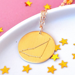 Capricorn Necklace, Capricorn Constellation, Capricorn Gifts, Capricorn Jewelry, Capricorn  Pendant, Capricorn Charm,Zodiac Jewelry