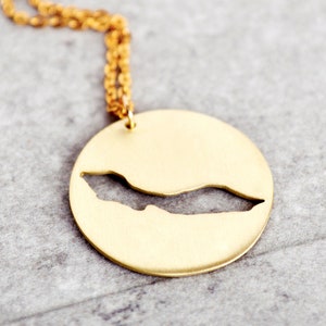 Curaçao-ketting, Curaçao-souvenir, Curaçao-kaartbedel, Curaçao-geschenken, Curaçao-kaart, Willemstad Curaçao, Curaçao-hanger, Curaçao-sieraden
