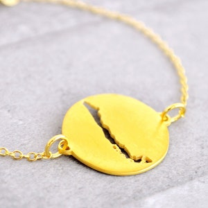 Bracelet du Chili, carte du Chili, carte du Chili, souvenir du Chili, cadeau chilien, contour du Chili, bijoux du Chili, cadeau du Chili, charme du Chili, pendentif carte du Chili