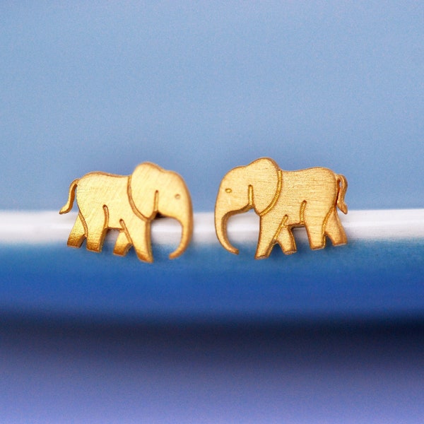 Clous d'éléphants, Cadeau pour amoureux des éléphants, Bijoux éléphant, Cadeaux éléphant, Boucles d'oreilles éléphant, Bijoux safari, Éléphant porte-bonheur, Bijoux animaux