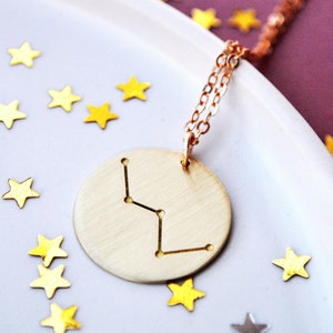 Cassiopeia Constellation, Cassiopeia Necklace, Celestial Necklace, Serendipity Jewelry, Cassiopeia Pendant ,Star Sign,Cassiopeia Jewelry image 1