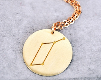 Lyra Constellation Necklace - Handmade Celestial Jewelry