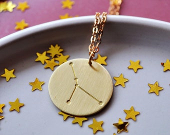 Cancer Necklace, Cancer Constellation, Cancer Charm, Astrology Necklace, Zodiac Sign, Cancer Gifts, Horoscope Necklace ,Cancer Jewelry