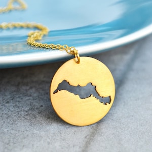 Euböa Halskette, Euböa Anhänger, Euböa Karte Anhänger, Euböa Karte Anhänger, Chalkida Griechenland, Euböa Geschenk, griechische Geschenk, griechische Souvenir