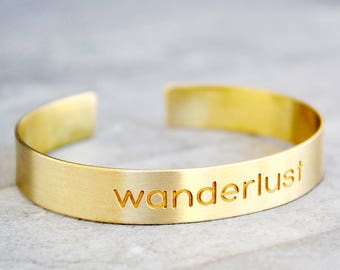 Unique Thin Silver Cuff, Wanderlust Travel Bracelet , Handmade Gift for Men and Women , Exclusive Traveler Fine Jewelry , Minimalist Bangle