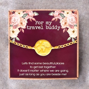Travel Gift, Traveler Gift,Travel Jewelry,Wanderlust Gift,Travel Jewellery,Adventure gift,Gift for Traveler,Long Distance Gift,Travel Lover