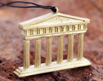 Collar del Partenón - Amuleto de la Acrópolis, joyería griega antigua
