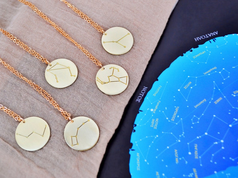 Cassiopeia Constellation, Cassiopeia Necklace, Celestial Necklace, Serendipity Jewelry, Cassiopeia Pendant ,Star Sign,Cassiopeia Jewelry image 5