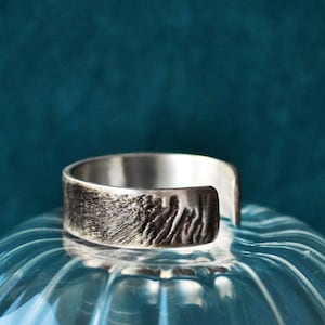Mens Adjustable Ring, Thumb Ring, Mens Gift, Inspirational Ring, Raw Jewelry, Oxidized Silver Jewelry, Boyfriend Present, Handmade Mans Him image 7