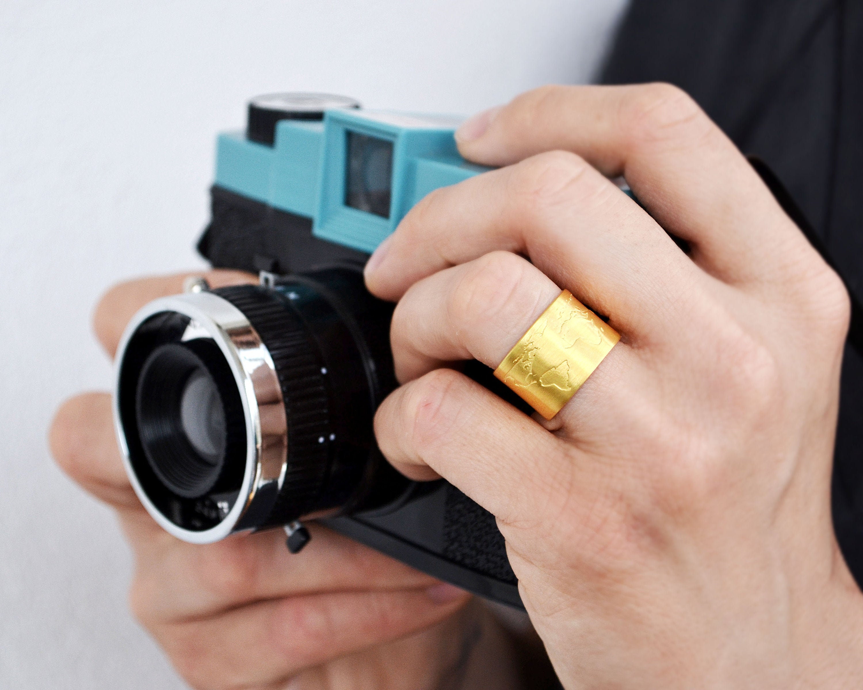 Travel Ring /World Map Ring/Travel Gift/Globe Ring/Traveller Etsy