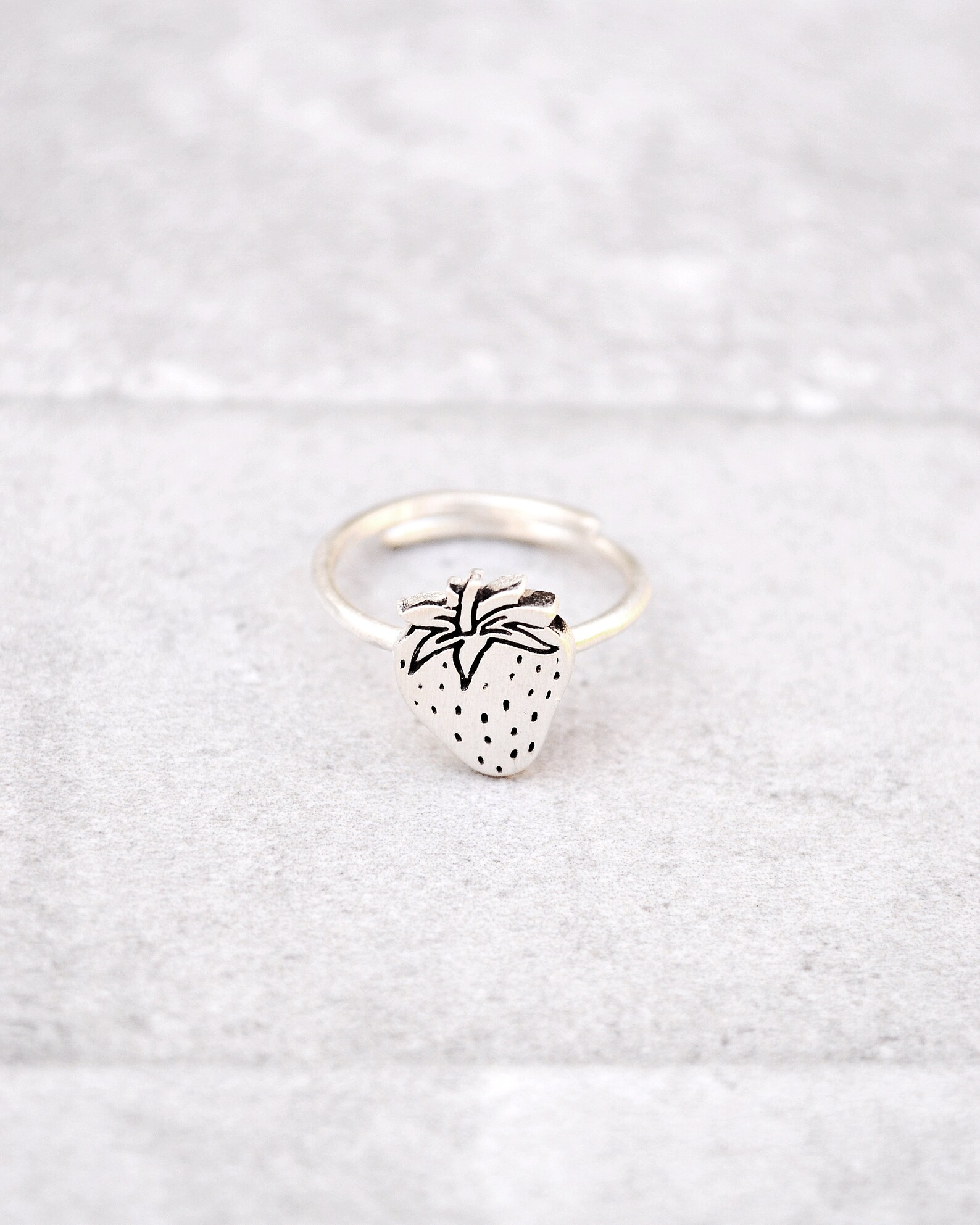 Strawberry Ring/strawberry Jewelry/fruit Ring/fruit Etsy