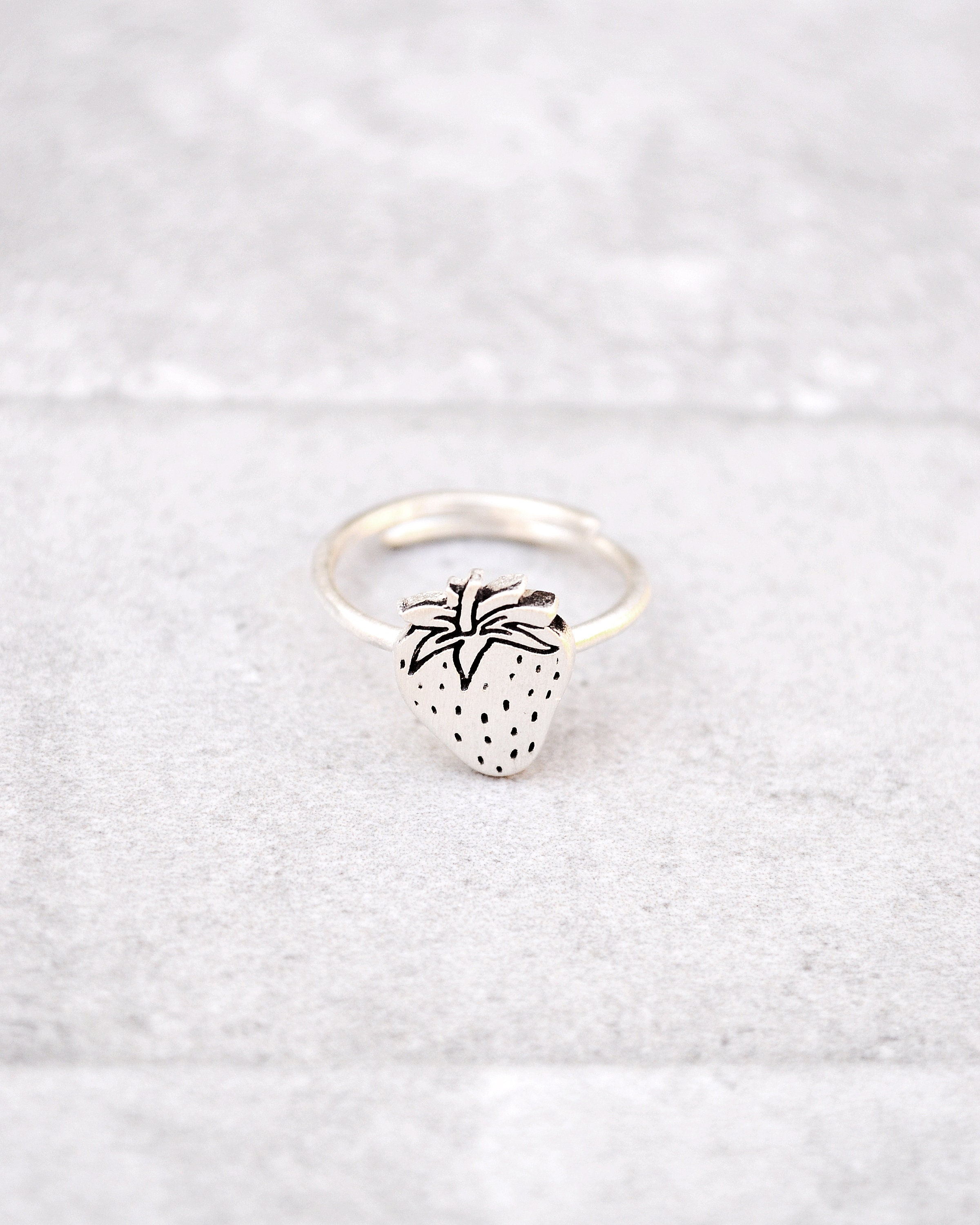 Strawberry Ring/strawberry Jewelry/fruit Ring/fruit Etsy