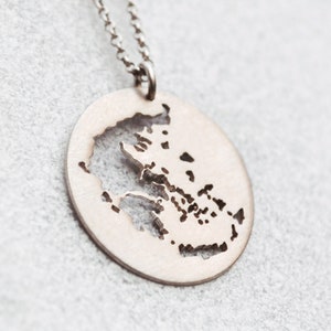 Greece Map Necklace, Greece Pendant, Greek Necklace, Greek Gift ,Greece Outline,Greek Souvenir,Greek Jewelry,Greece Jewelry,Map of Greece image 6