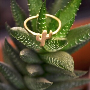 Cactus Ring,Cactus Jewelry,Succulent Jewelry,Succulent Ring,Cactus Gift,Cactus for Gift,Saguaro Cactus/Cactus Vibes/Mexican Jewelry/Plant La image 6