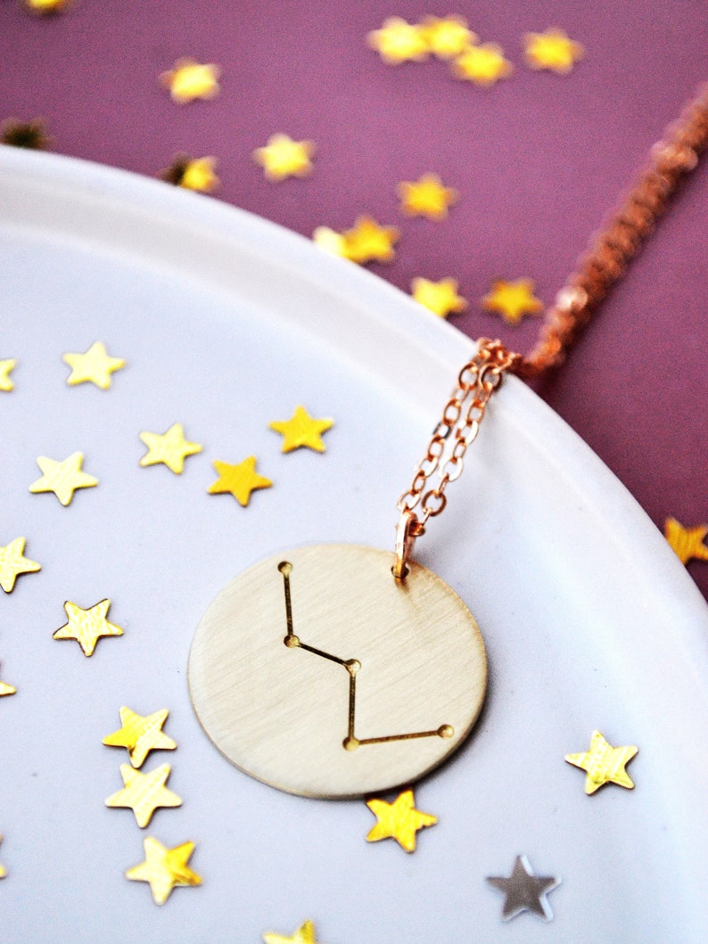 Cassiopeia Constellation, Cassiopeia Necklace, Celestial Necklace, Serendipity Jewelry, Cassiopeia Pendant ,Star Sign,Cassiopeia Jewelry image 1