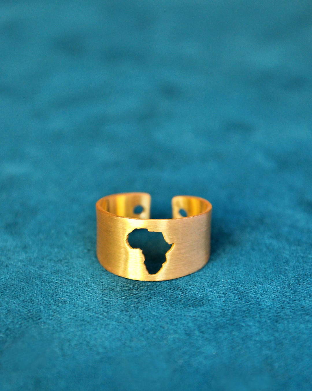 Africa Map Ring - Adjustable Gold or Sterling Silver - Etsy