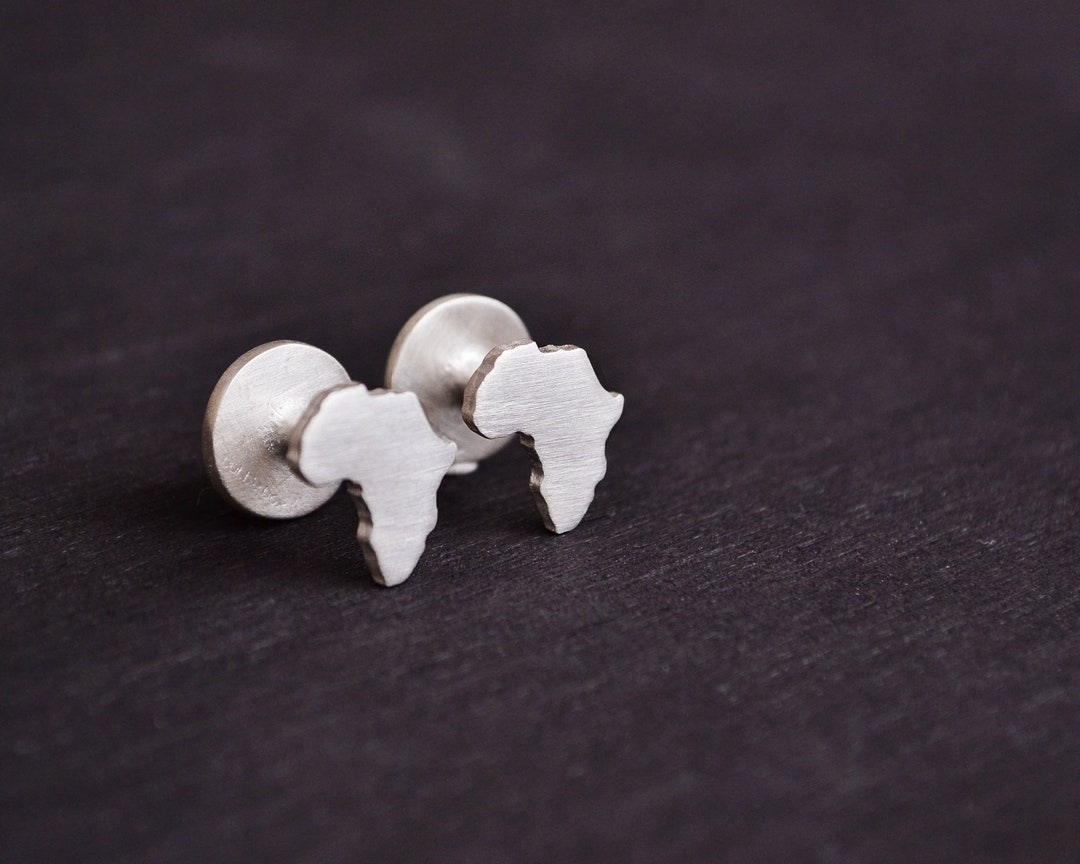 Africa Cufflinks / Africa Map/africa Jewelry/groomsmen Gift/mens