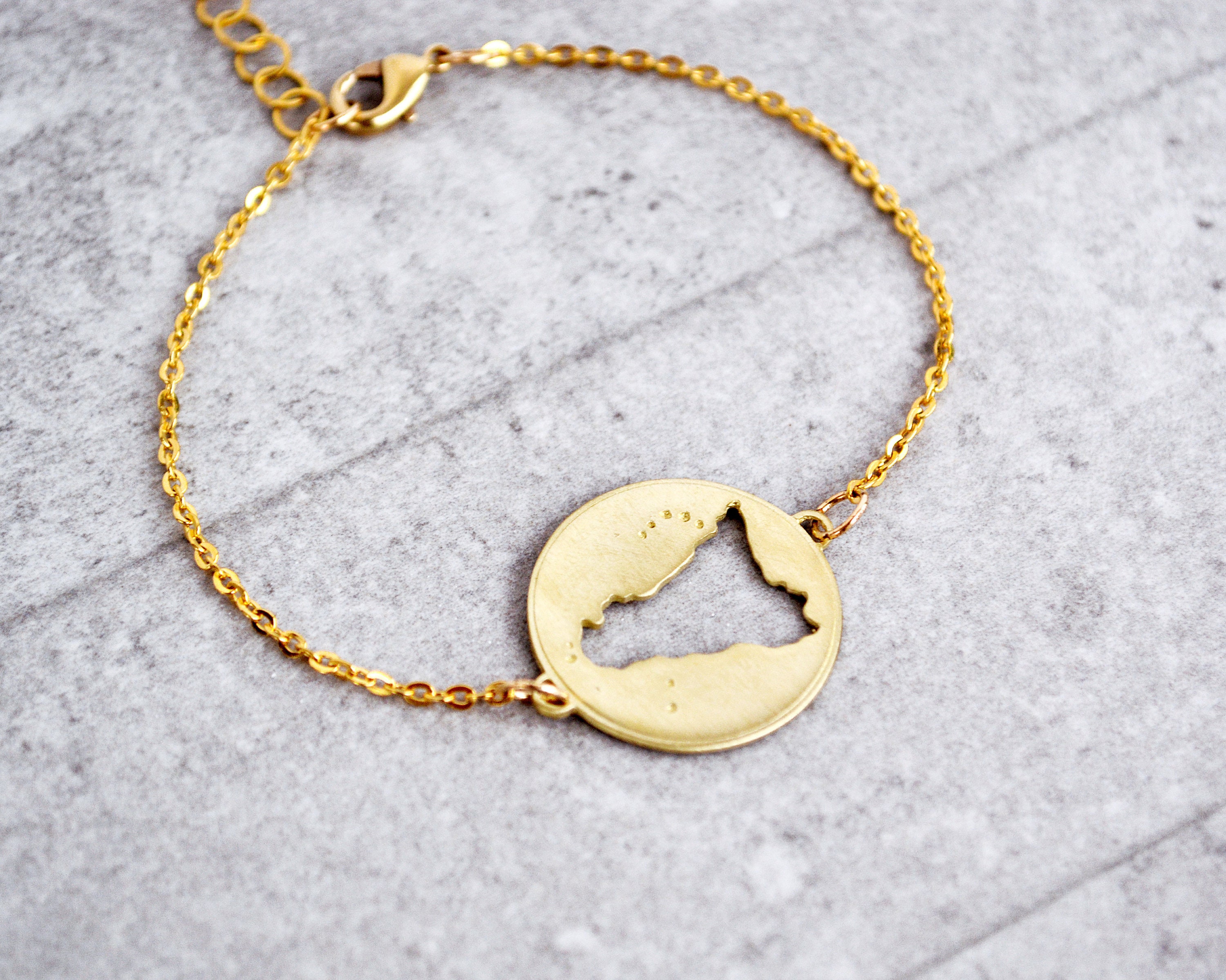 Sicily Bracelet, Sicily Italy, Italian Souvenir, Sicily Map, Sicily Charm, Sicily Jewelry, Italian Gift ,Magna Grecia, Italy Bracelet