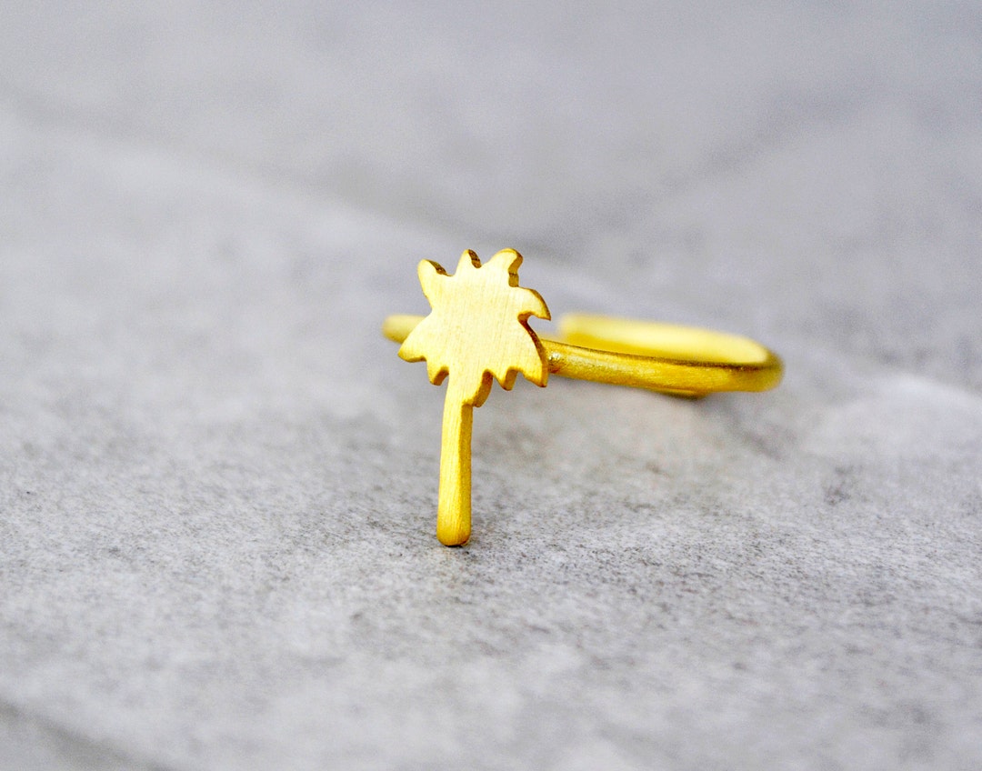 Palm Tree Ring/tropical Jewelry/palm Tree Jewelry/tropical Etsy