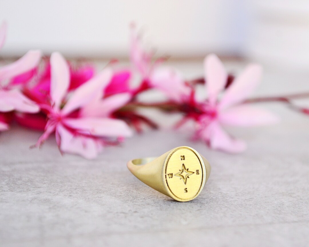 Compass Ring Ring/travel Gift/traveler Etsy Canada