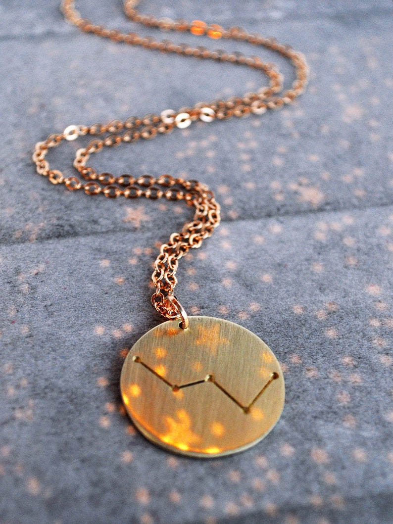 Cassiopeia Constellation, Cassiopeia Necklace, Celestial Necklace, Serendipity Jewelry, Cassiopeia Pendant ,Star Sign,Cassiopeia Jewelry image 3