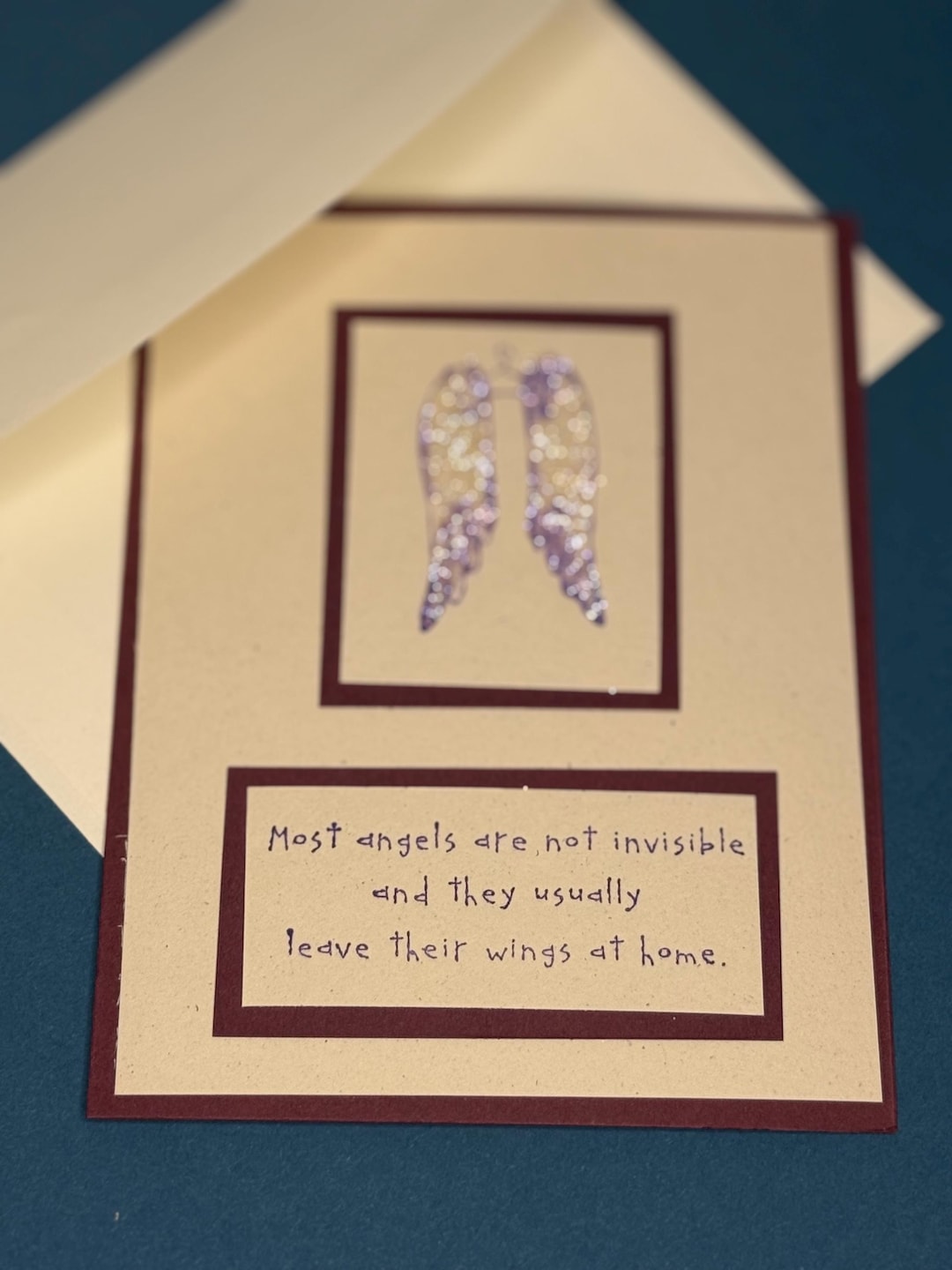 Handmade Sympathy Greeting Card | Thinking of You Card | Blank Inside ...