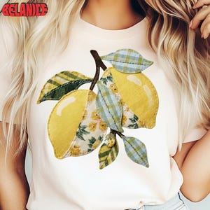 Sommarcitron-fauxlapptäcke PNG (digital nedladdning)
