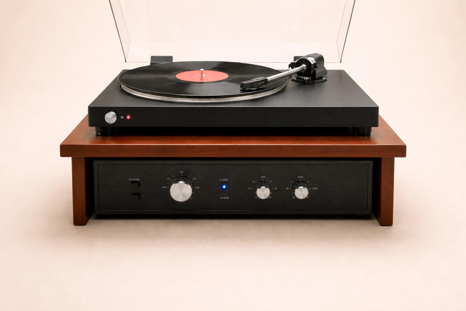 Record Player Riser Custom Turntable Stand | Any Size | Vinyl Record Player Riser ...