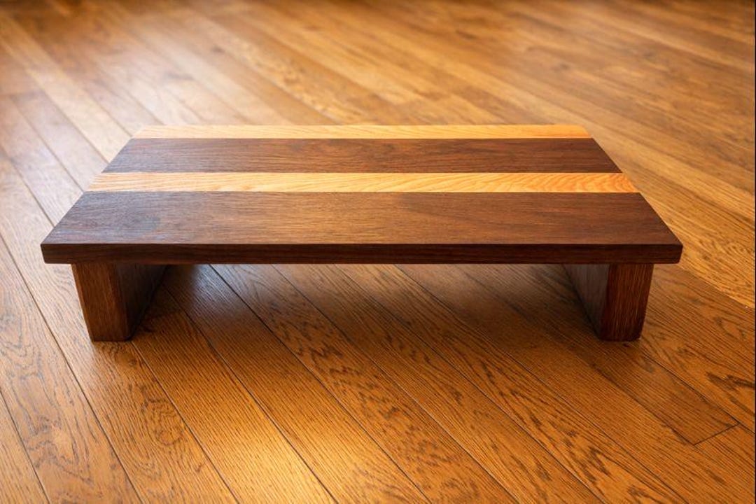 Record Player Riser Turntable Stand/ Vinyl Record Player Riser (handcrafted, Walnut and Ash ...