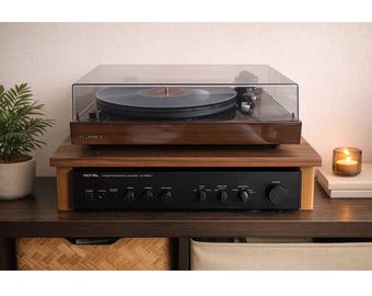 Custom Turntable Stand | Any size | Vinyl Record Player Riser Handcrafted in Manchester, UK