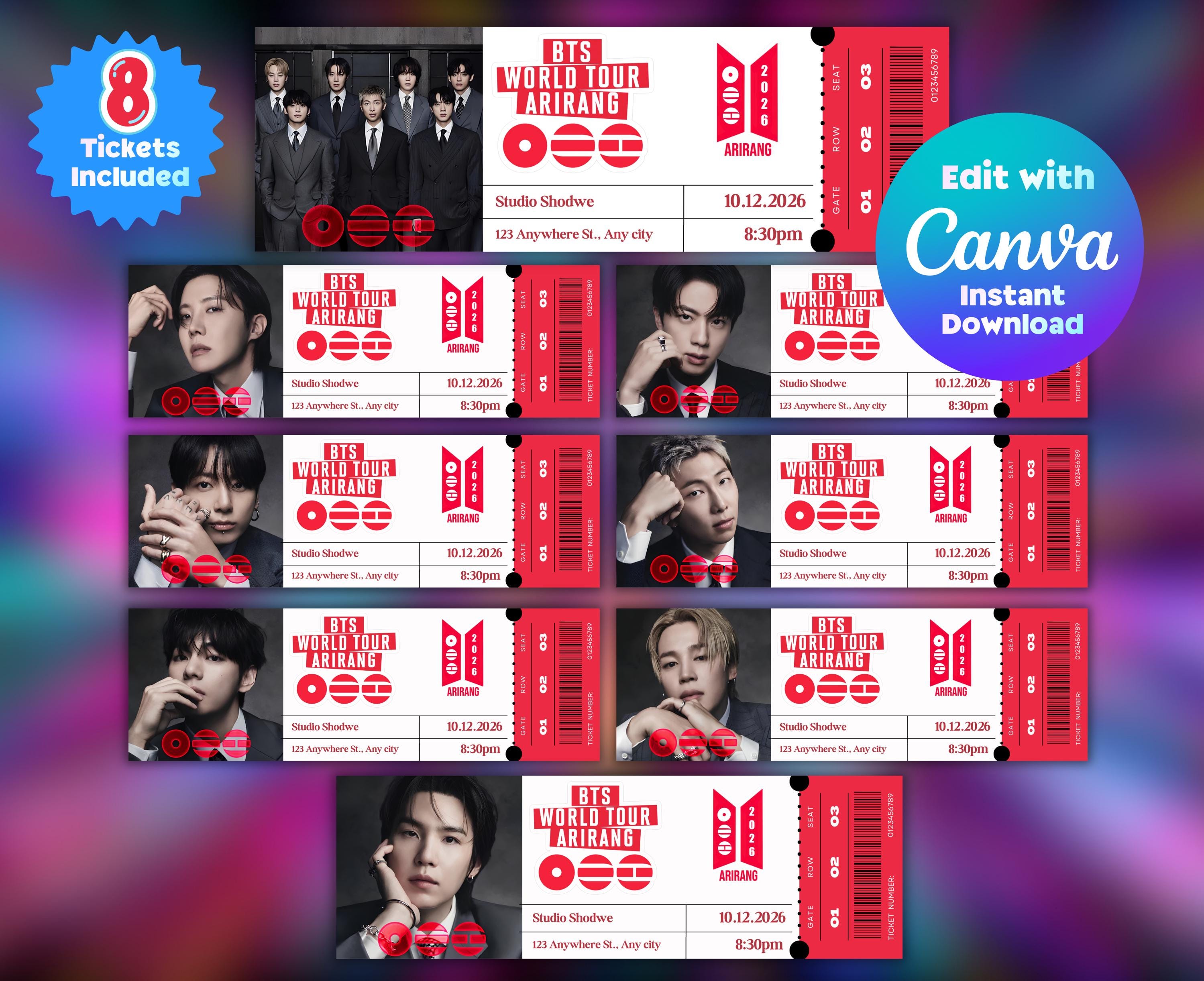 Bts concert ticket - Etsy 日本