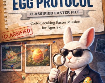 Easter Escape Room for Older Kids | Tween & Teen Easter Scavenger Hunt | Hard Mode Printable Clues | Ages 8 – 14 Game