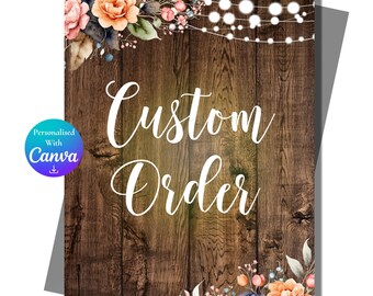 Diseño de invitación personalizado basado en tu temática: plantilla digital de Canva para descargar.
