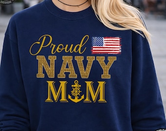 Custom Navy Family Sweatshirt, Navy Boot Camp Sweater, Graduation Gift For Navy Mom Dad Sister Hoodie