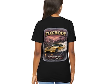 79-93 Foxbody Mustang Drift - Gold T Shirt